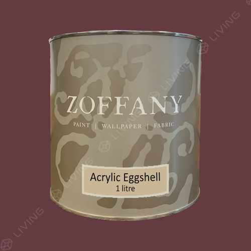 картинка Краска ZOFFANY Acrylic Eggshell цвет BORDEAUX от LIVING