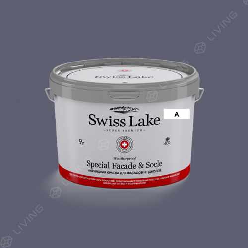картинка Краска Swiss Lake Special Faсade & Socle цвет EGYPTIAN VIOLET №1789 от LIVING