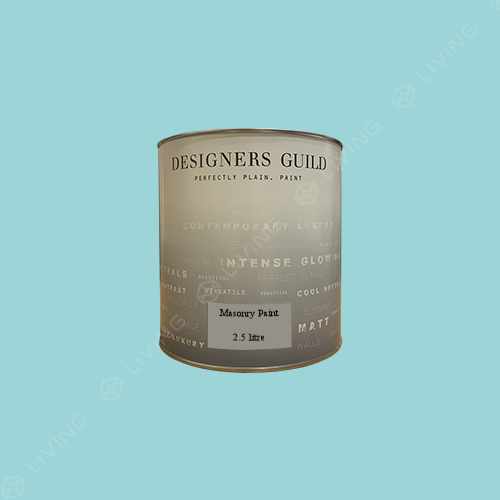 картинка Краска Designers Guild Masonry Paint цвет AQUA №72 от LIVING