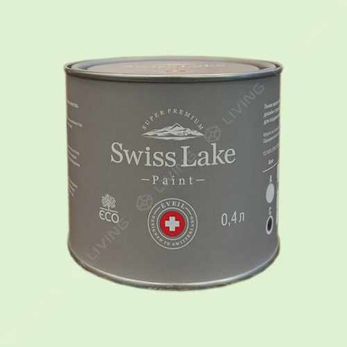 картинка Краска Swiss Lake Wall Comfort 7 цвет Lime Accent №2477 от LIVING