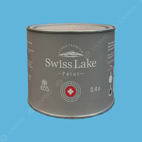 картинка Краска Swiss Lake Wall Comfort 7 цвет bluebird feather №2136 от LIVING