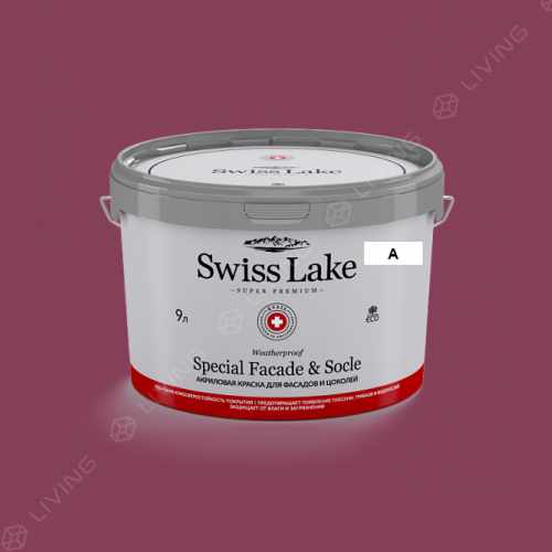 картинка Краска Swiss Lake Special Faсade & Socle цвет sweet cherry №1392 от LIVING