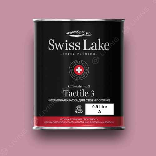 картинка Краска Swiss Lake Tactile 3 цвет azalea №1737 от LIVING