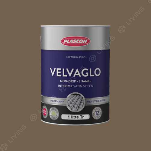картинка Краска Plascon VELVAGLO цвет Hideout арт.Y4-E1-2 от LIVING