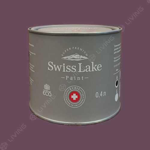 картинка Краска Swiss Lake Wall Comfort 7 цвет sloe gin №1854 от LIVING