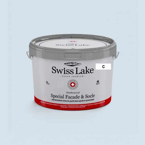 картинка Краска Swiss Lake Special Faсade & Socle цвет Sapphire Seas №1981 от LIVING