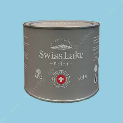 картинка Краска Swiss Lake Wall Comfort 7 цвет French blue №2115 от LIVING