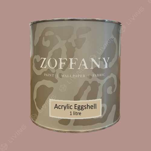 картинка Краска ZOFFANY Acrylic Eggshell цвет TUSCAN PINK от LIVING