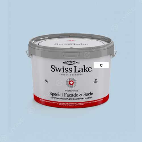 картинка Краска Swiss Lake Special Faсade & Socle цвет DARTMOOR MIST №2175 от LIVING