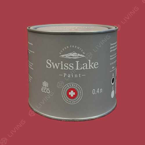 картинка Краска Swiss Lake Wall Comfort 7 цвет cochineal №1426 от LIVING