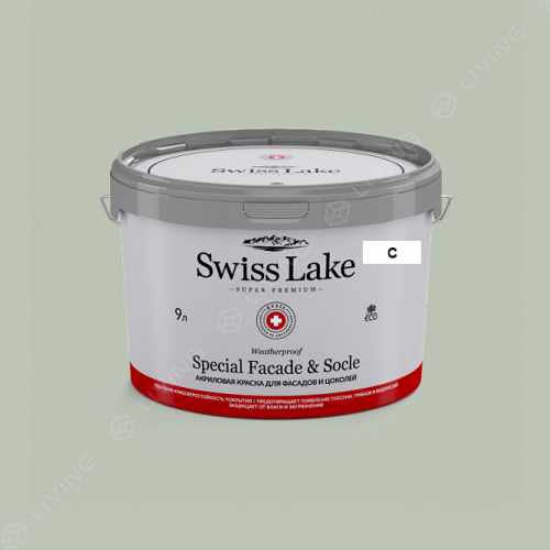 картинка Краска Swiss Lake Special Faсade & Socle цвет oasis №2460 от LIVING