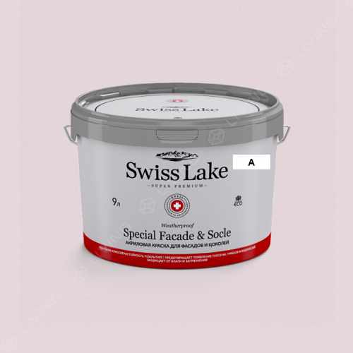 картинка Краска Swiss Lake Special Faсade & Socle цвет charming ping №1704 от LIVING