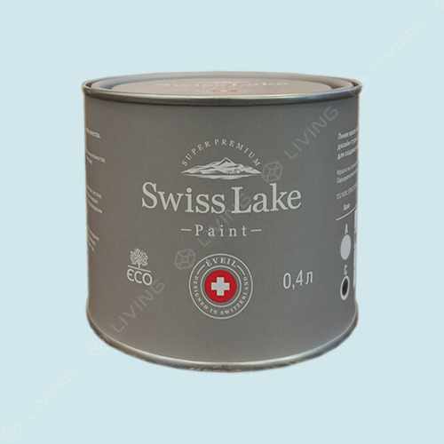 картинка Краска Swiss Lake Wall Comfort 7 цвет cloudless sky №2251 от LIVING