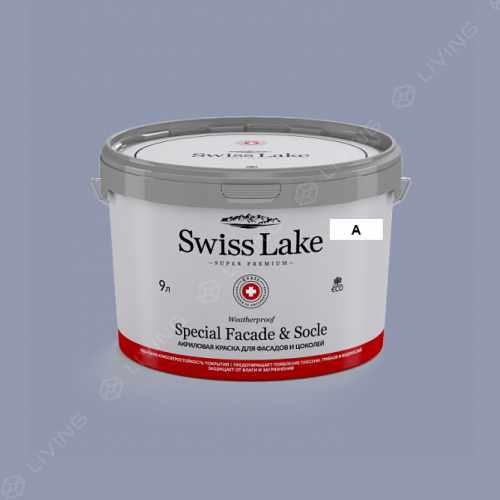 картинка Краска Swiss Lake Special Faсade & Socle цвет CHOO CHOO №1786 от LIVING