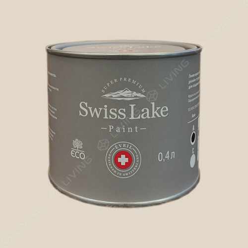 картинка Краска Swiss Lake Wall Comfort 7 цвет spanish white №418 от LIVING