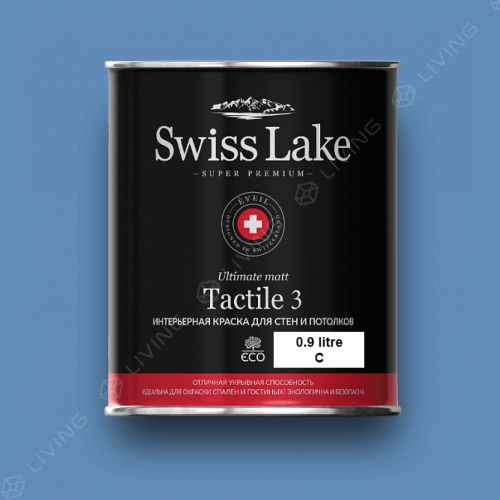 картинка Краска Swiss Lake Tactile 3 цвет Sialia №2029 от LIVING