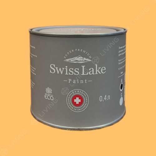 картинка Краска Swiss Lake Wall Comfort 7 цвет mandarin carpel №1139 от LIVING