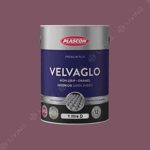 картинка Краска Plascon VELVAGLO цвет Berry Crush арт.R1-D1-2 от LIVING
