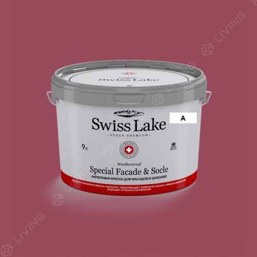 картинка Краска Swiss Lake Special Faсade & Socle цвет raspberry marvel №1380 от LIVING