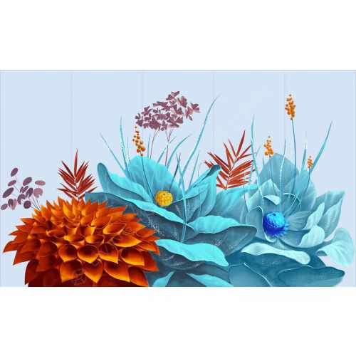 картинка Фреска Fresq, коллекция Classic Collection, арт. AQ-01-M62-BLUE Россия от LIVING