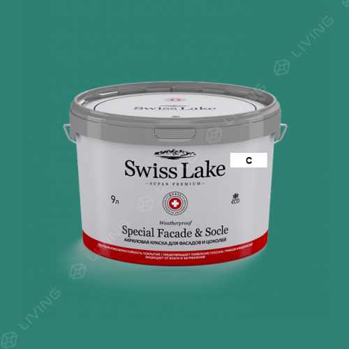 картинка Краска Swiss Lake Special Faсade & Socle цвет splashy №2320 от LIVING