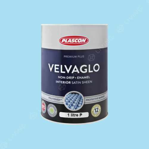 картинка Краска Plascon VELVAGLO WB цвет Blue Bells арт.B3-A2-1 от LIVING
