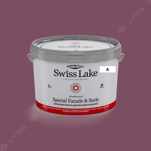 картинка Краска Swiss Lake Special Faсade & Socle цвет PURPLE BASIL №1699 от LIVING