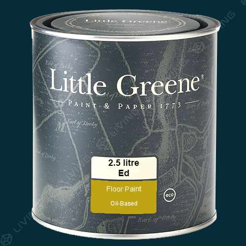 картинка Краска Little Greene Floor Paint цвет Hicks Blue №208 от LIVING