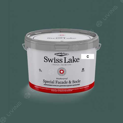 картинка Краска Swiss Lake Special Faсade & Socle цвет dark night №2299 от LIVING