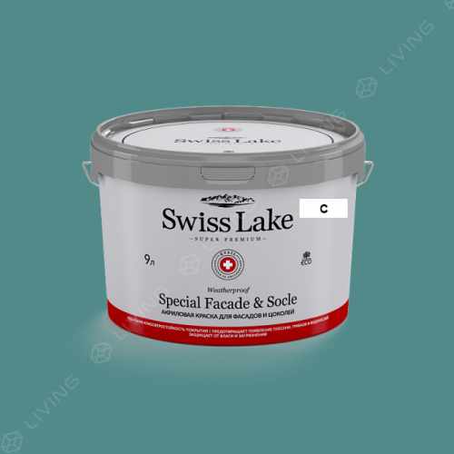 картинка Краска Swiss Lake Special Faсade & Socle цвет MEDIEVAL FOREST №2414 от LIVING