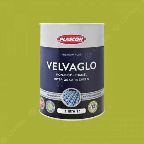 картинка Краска Plascon VELVAGLO WB цвет Stylish Lime арт.Y7-A1-1 от LIVING