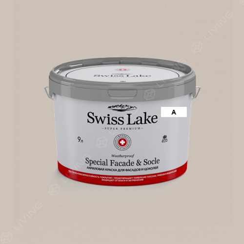 картинка Краска Swiss Lake Special Faсade & Socle цвет almond cream №479 от LIVING