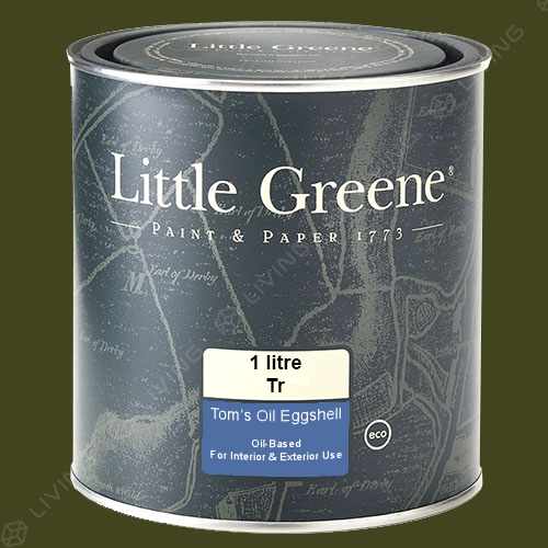 картинка Краска Little Greene Toms Oil Eggshell цвет Olive Colour №72 от LIVING