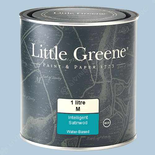 картинка Краска Little Greene Intelligent Satinwood цвет Pale Wedgwood №249 от LIVING