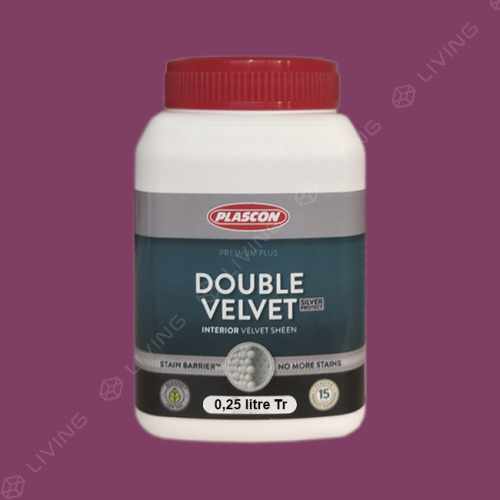 картинка Краска Plascon DOUBLE VELVET цвет Burgundy Berry арт.P7-C1-1 от LIVING