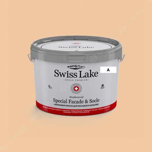 картинка Краска Swiss Lake Special Faсade & Socle цвет Sunday baking №1209 от LIVING