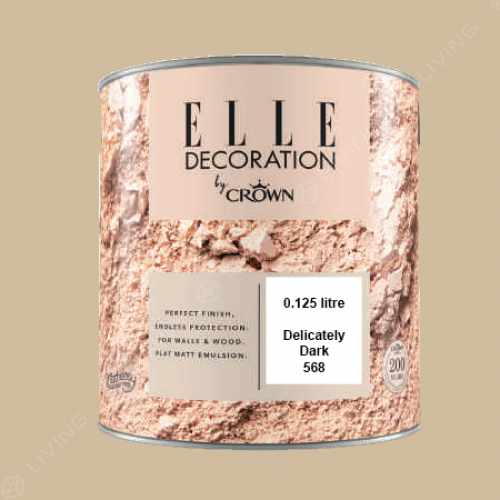 картинка Краска ELLE DECORATION FLAT цвет Delicately Dark №568 от LIVING