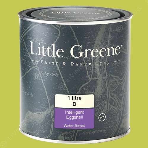 картинка Краска Little Greene Intelligent Eggshell (Acrylic Eggshell) цвет Pale Lime №70 от LIVING