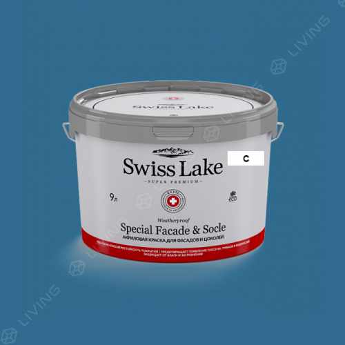 картинка Краска Swiss Lake Special Faсade & Socle цвет Park Pond №2088 от LIVING