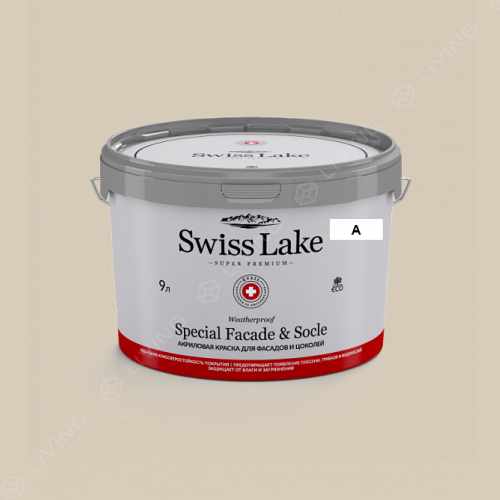 картинка Краска Swiss Lake Special Faсade & Socle цвет Bali sand №612 от LIVING