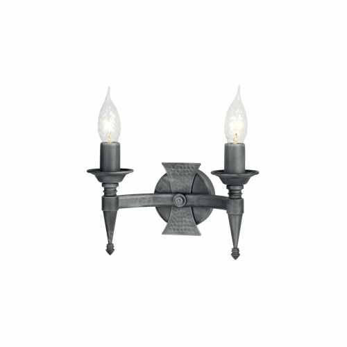 картинка Бра Elstead Lighting коллекция Saxon, арт. SAX2-BLK-SIL (черный) от LIVING