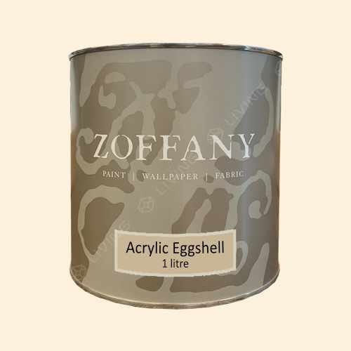 картинка Краска ZOFFANY Acrylic Eggshell цвет QUARTER PEBBLE от LIVING