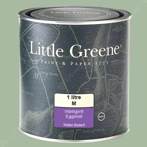картинка Краска Little Greene Intelligent Eggshell (Acrylic Eggshell) цвет Aquamarine №138 от LIVING