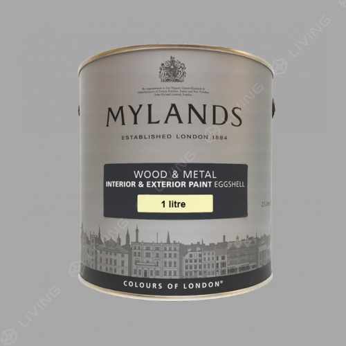 картинка Краска Mylands Wood&metal eggshell цвет Mid Wedgwood №113 от LIVING