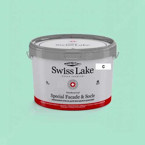 картинка Краска Swiss Lake Special Faсade & Socle цвет irish spring №2345 от LIVING