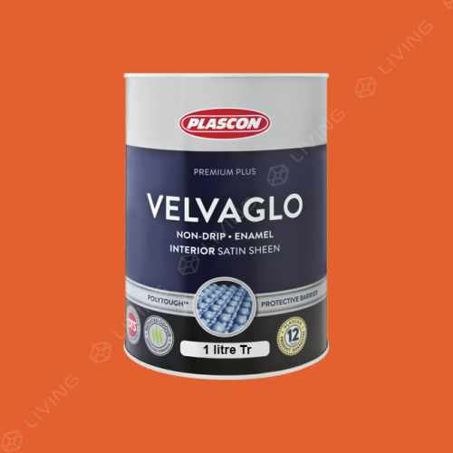 картинка Краска Plascon VELVAGLO WB цвет Baked Earth арт.O4-B1-1 от LIVING