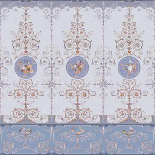 картинка Фреска Affresco, коллекция Цветариум, арт. Hermitage Color 3 Россия от LIVING