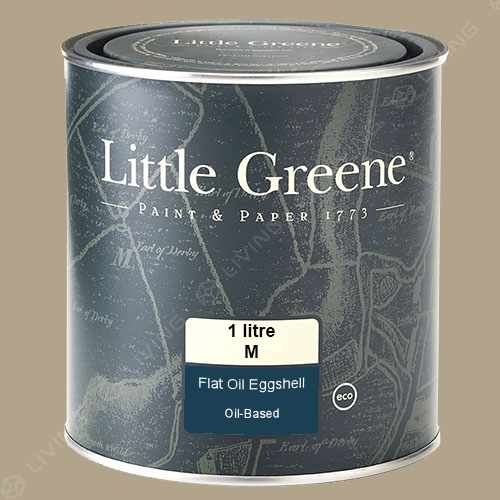 картинка Краска Little Greene Flat Oil Eggshell цвет Rolling Fog Dark №160 от LIVING
