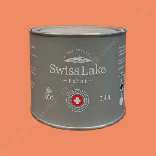картинка Краска Swiss Lake Wall Comfort 7 цвет Flame №1190 от LIVING