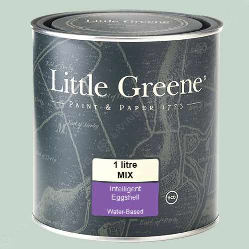 картинка Краска Little Greene Intelligent Eggshell (Acrylic Eggshell) цвет Aquamarine Mid №284 от LIVING